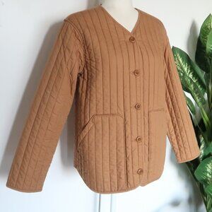 Patagonia Womens Seldom Traveled Quilted Long Sleeve Jacket Spring Fall Casual S